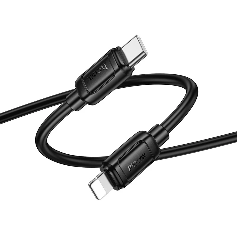 Дата кабель Hoco X115 Surpass Type-C to Lightning 27W (1m) – Black. Фото 3 з 6
