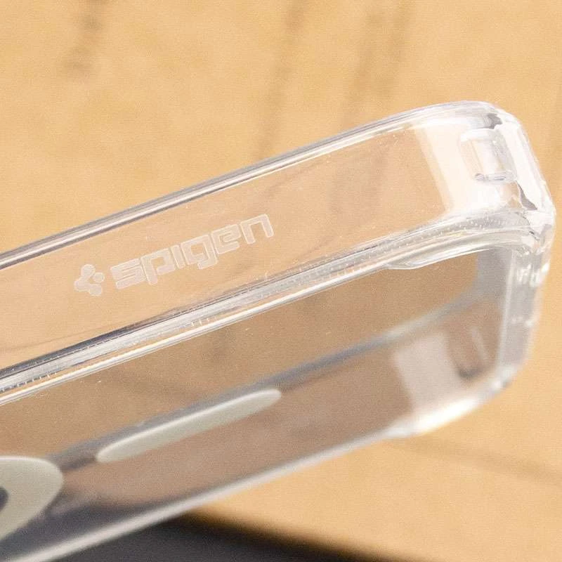 Чохол SGP Ultra Hybrid (MagFit) на Apple iPhone 14 Pro (6.1") – Прозорий. Фото 12 з 12