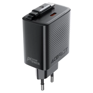 СЗУ Acefast A110 GaN With Retractable Cable Type-C PD30W (1USB-C) фото 1 СЗУ Acefast A110 GaN With Retractable Cable Type-C PD30W (1USB-C) фото 1 из 1