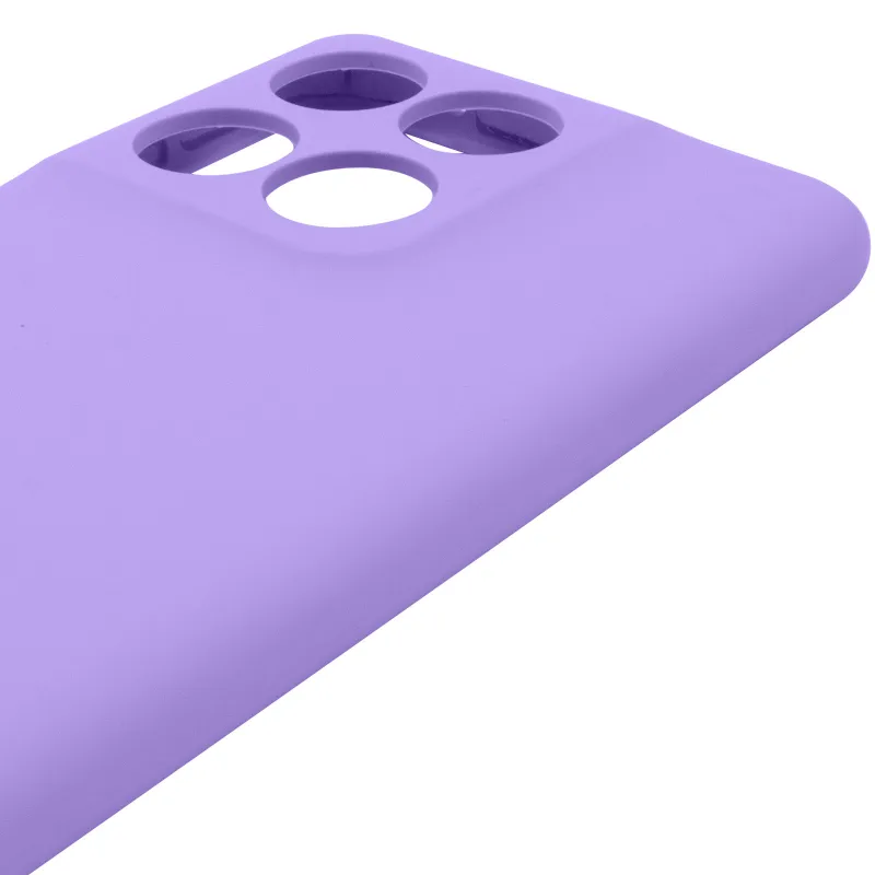 Чохол Silicone Case Lakshmi Premium із закритою камерою для Motorola Edge 60 Fusion – Бузковий / Dasheen. Фото 7 з 8