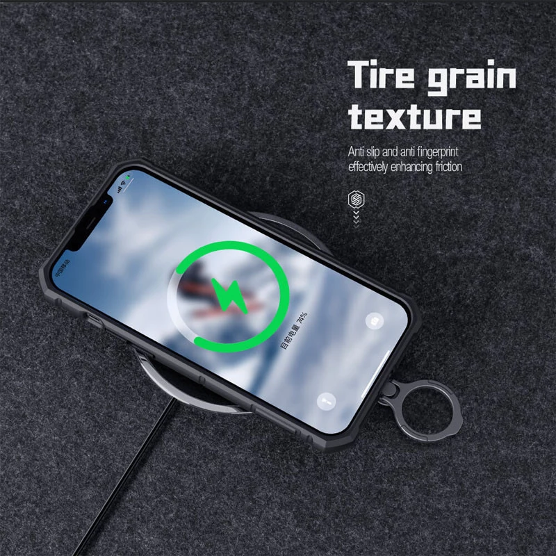 TPU+PC чохол Nillkin CamShield Armor Pro (шторка для камери) на Apple iPhone 14 Pro Max (6.7") – Чорний. Фото 6 з 6