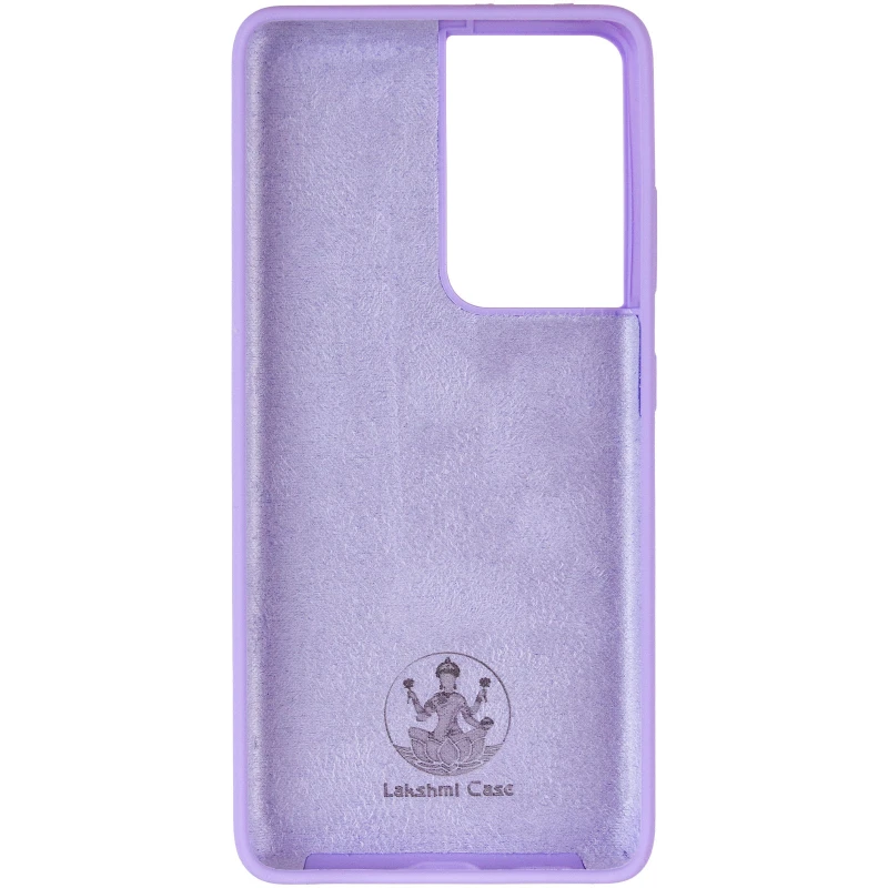 Чохол Silicone Cover Ummi Lakshmi (AA) для Samsung Galaxy S21 Ultra – Бузковий / Dasheen. Фото 3 з 5
