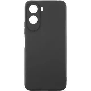 Кольоровий силіконовий чохол із захистом камери на Xiaomi Redmi A7 Pro 4G — Чорний / Black