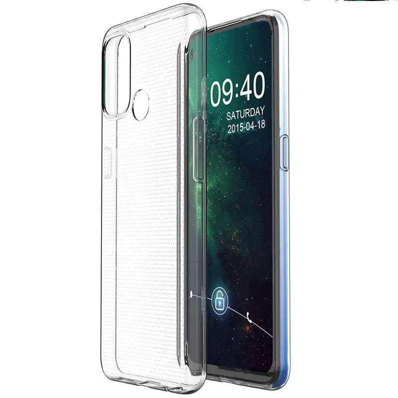 Ультратонкий силіконовий чохол 1мм на Oppo A53 / A32 / A33 – Безбарвний (прозорий). Фото 2 з 5