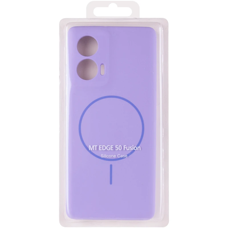 Чохол Silicone Cover Lakshmi Full Camera (AA) with Magnetic Fit для Motorola Edge 50 Fusion – Бузковий / Dasheen. Фото 10 з 10