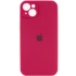 Чехол Silicone Case с защитой камеры для Apple iPhone 15 (6.1") – Красный / Rose Red. Фото 1 из 7
