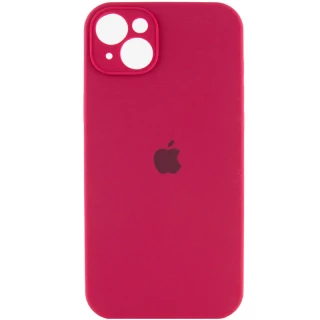 Чехол Silicone Case с защитой камеры для Apple iPhone 15 Plus (6.7") фото 1 из 7