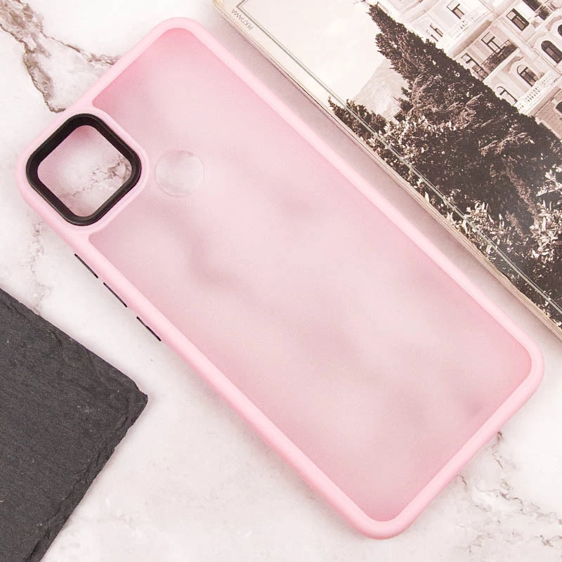Чехол TPU+PC Lyon Frosted на Xiaomi Redmi 9C – Pink. Фото 5 из 7