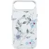 TPU+PC чохол Clear Garden with MagSafe для Apple iPhone 17 Air (6.5") – Blue Blossom. Фото 3 з 7