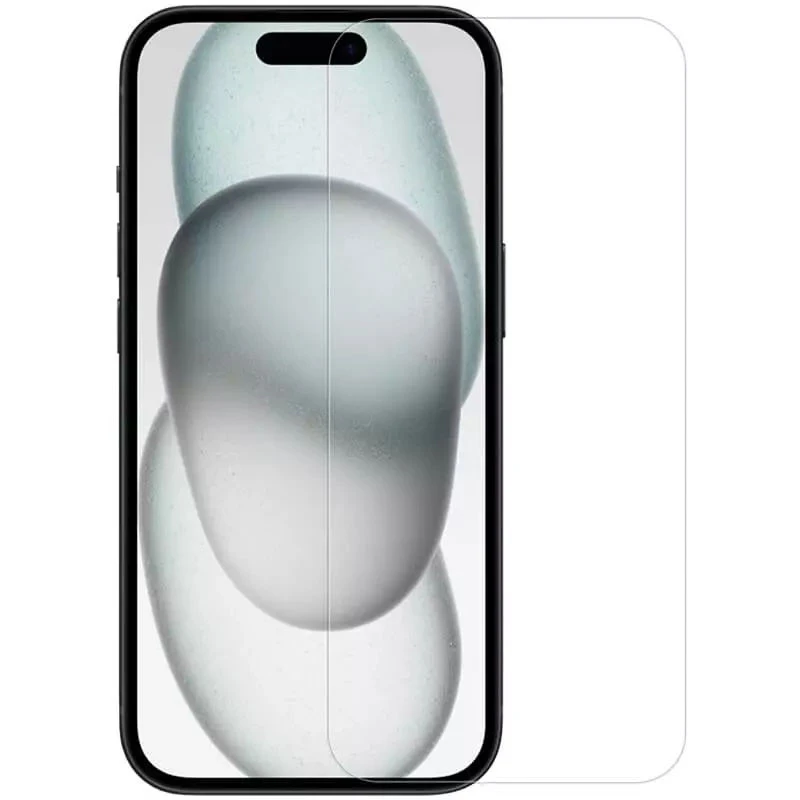 Захисне 2.5D скло Blueo Full Cover HD Clear для Apple iPhone 15 Pro (6.1") – Прозорий. Фото 2 з 3