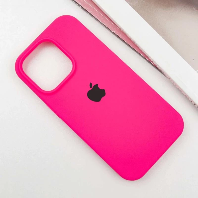Чохол Silicone Case з закритим низом на Apple iPhone 14 Pro (6.1") – Рожевий / Barbie pink. Фото 4 з 15