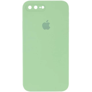 Чехол Silicone Case Square с защитой камеры для Apple iPhone 7 plus / 8 plus фото 1 из 3