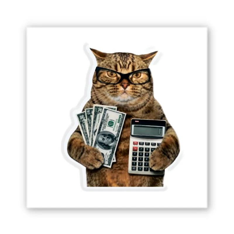 Стікер 3D до 5см Animal Collection – Business Cat. Фото 2 з 6