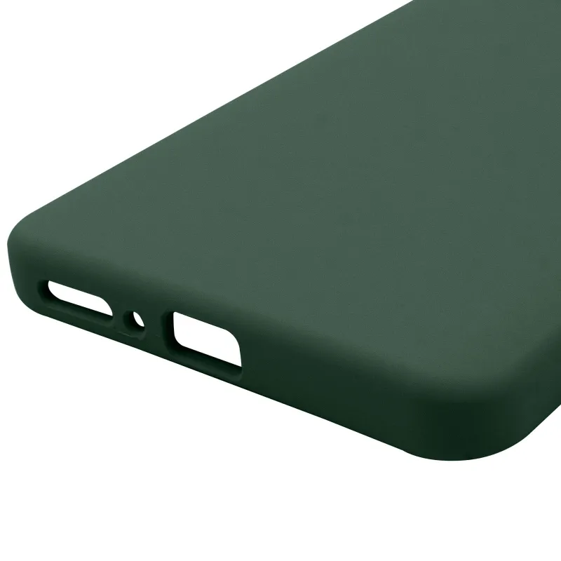 Чехол Silicone Case Lakshmi Premium з закритою камерою на Xiaomi Poco M7 pro 5G – Зеленый / Cyprus Green. Фото 8 из 8