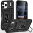 Ударостійкий чохол Square Ring зi шторкою на камеру на Apple iPhone 17 Pro (6.3") – Чорний / Black. Фото 2 з 4