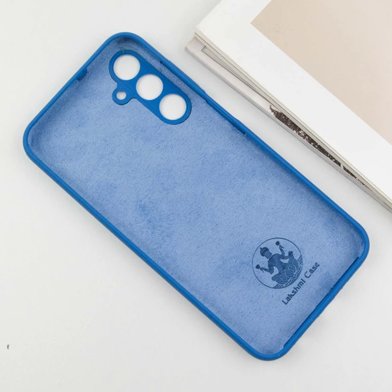 Чохол Silicone Case Lakshmi Plus з закритою камерою на Samsung Galaxy A15 4G/5G – Синій / Navy Blue. Фото 5 з 7