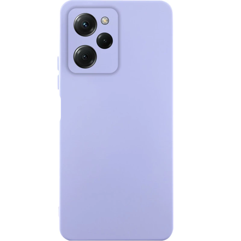 Чохол Silicone Case Lakshmi Plus з закритою камерою на Xiaomi Redmi Note 12 Pro 5G – Бузковий / Dasheen. Фото 1 з 8