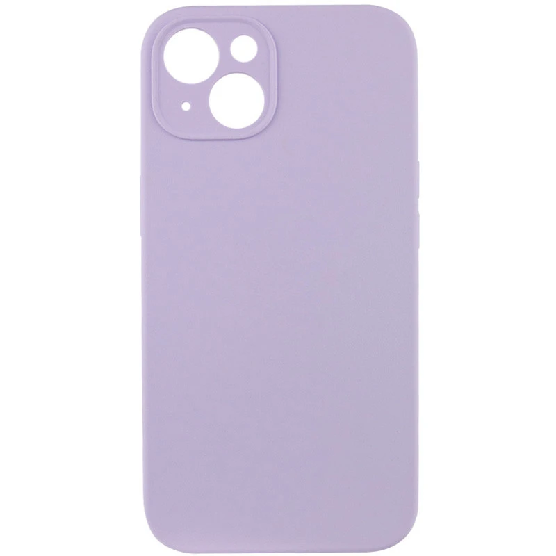 Чохол з захистом камери Silicone Case для Apple iPhone 15 (6.1") – Бузковий / Lilac. Фото 1 з 6