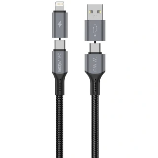 Дата кабель WIWU C077 Cyberlink Type-C to Lightning 27W (1m) фото 1 з 5