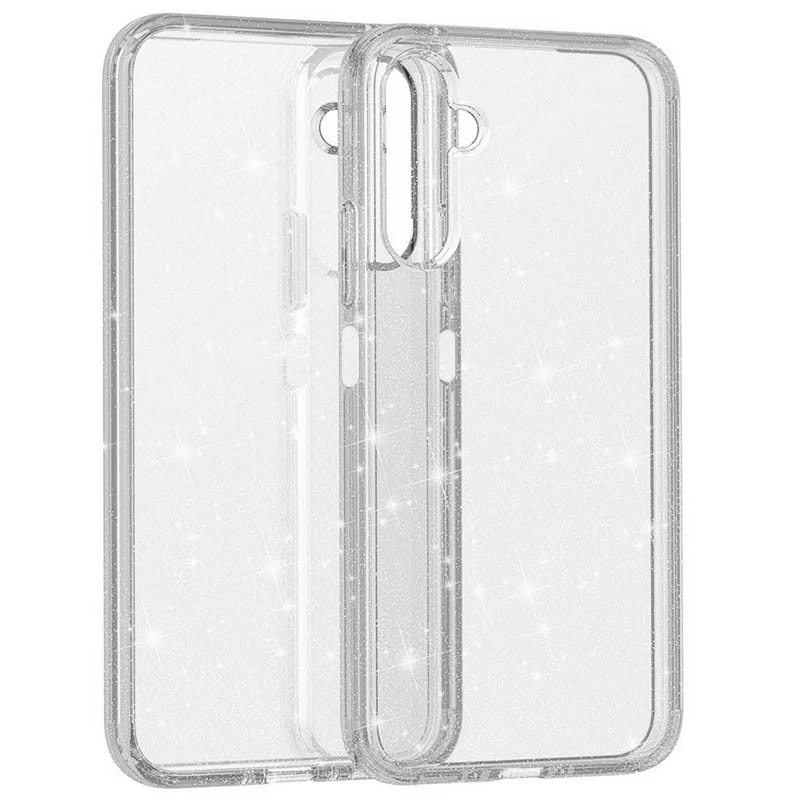 Блискучий силіконовий чохол на Xiaomi Redmi 12C / Poco C55 – Clear. Фото 3 з 8