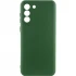 Чохол Silicone Case Lakshmi з закритою камерою на Samsung Galaxy S22 – Зелений / Dark green. Фото 1 з 9