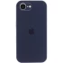 Чехол Silicone Case с защитой камеры для Apple iPhone 17e (6.1") – Темно-синий / Midnight blue. Фото 1 из 4