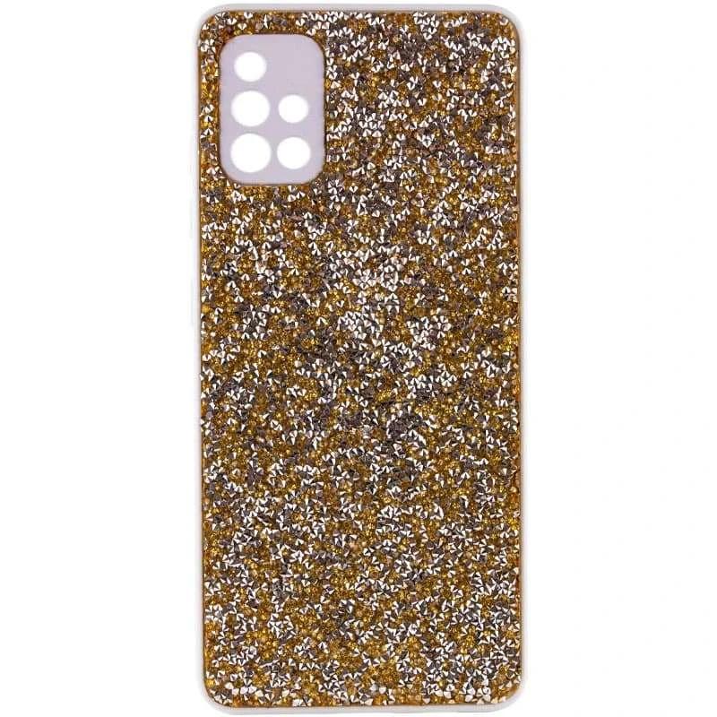 

Чехол со стразами и закрытой камеры для Samsung Galaxy A51 (Gold)