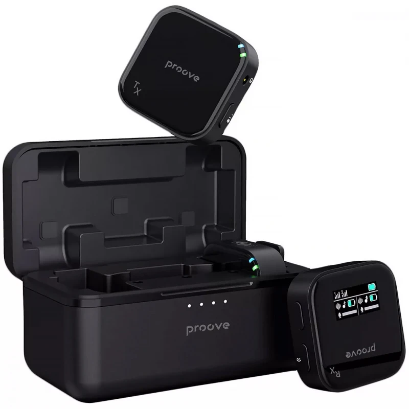 Петличний бездротовий мікрофон Proove Studio – Black. Фото 3 з 5