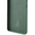 Чохол Silicone Case Lakshmi Plus з закритою камерою на Xiaomi 15 Pro – Зелений / Dark green. Фото 2 з 3