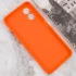 Кольоровий силіконовий чохол із захистом камери на Oppo A38 – Помаранчевий / Orange. Фото 5 з 7