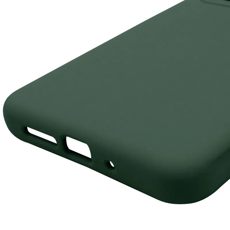 Чехол Silicone Case Lakshmi Premium з закритою камерою на Xiaomi Redmi 15 (EU) – Зеленый / Cyprus Green. Фото 8 из 8