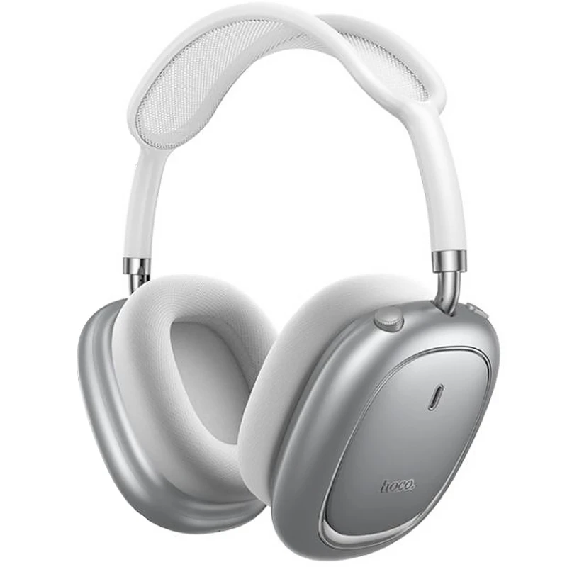 Накладні бездротові навушники Hoco W68 Calma ANC (App) – silver. Фото 3 з 4