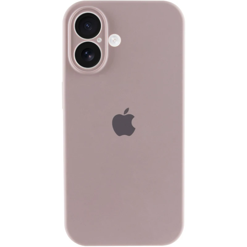 Чохол Silicone Case з захистом камери на Apple iPhone 17 (6.3") – Сірий / Lavender. Фото 2 з 3