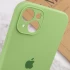 Чехол Silicone Case с защитой камеры для Apple iPhone 14 (6.1") – Зеленый / Pistachio. Фото 5 из 5