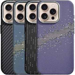 Пластиковая накладка Kevlar из Magnetic Safe для Apple iPhone 15 Pro Max (6.7") фото 1 Пластиковая накладка Kevlar из Magnetic Safe для Apple iPhone 15 Pro Max (6.7") фото 1 из 1