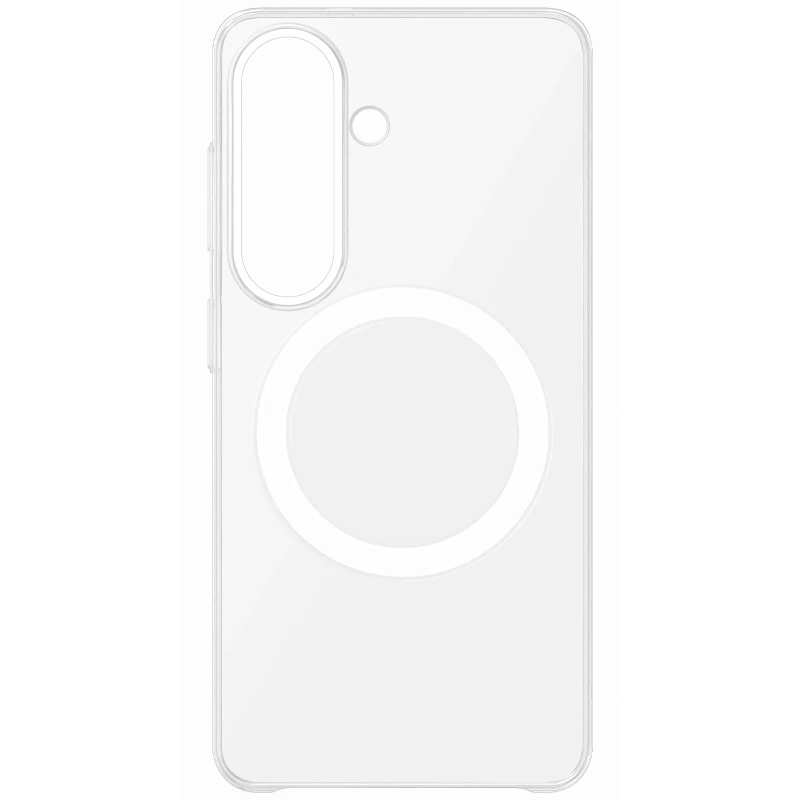 Чохол PC Clear Magnet Case (AAA) with MagSafe для Samsung Galaxy S26+ – Clear / White. Фото 3 з 5