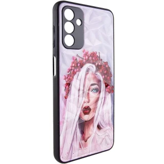 Стеклянный чехол Prisma Ladies на Samsung Galaxy A14 4G/5G — Ukrainian Girl