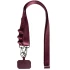Шнурок широкий с двумя креплениями (2см) 140см – Maroon. Фото 2 из 2
