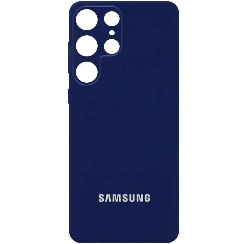 

Чохол Silicone Case з закритим низом та захистом камери на Samsung Galaxy S23 Ultra (Темно-синій / Midnight blue)