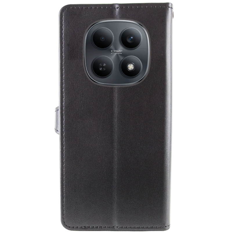 Чехол-книжка GETMAN Gallant  для Xiaomi Redmi Note 15 4G/5G (EU) – Черный. Фото 5 из 5