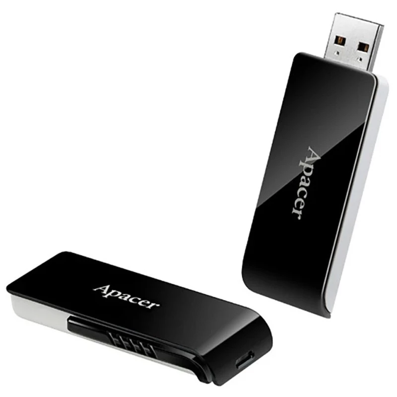 Флеш накопичувач Apacer USB 3.2 AH350 128Gb – Black. Фото 4 з 6