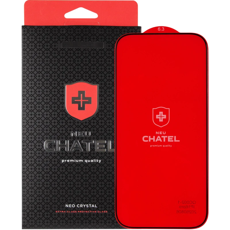 Захисне 3D скло NEU Chatel Crystal на Apple iPhone 16 Pro фото 1 з 2