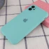Чохол Silicone Case з захистом камери на Apple iPhone 12 (6.1") – Бірюзовий / Marine Green. Фото 2 з 3