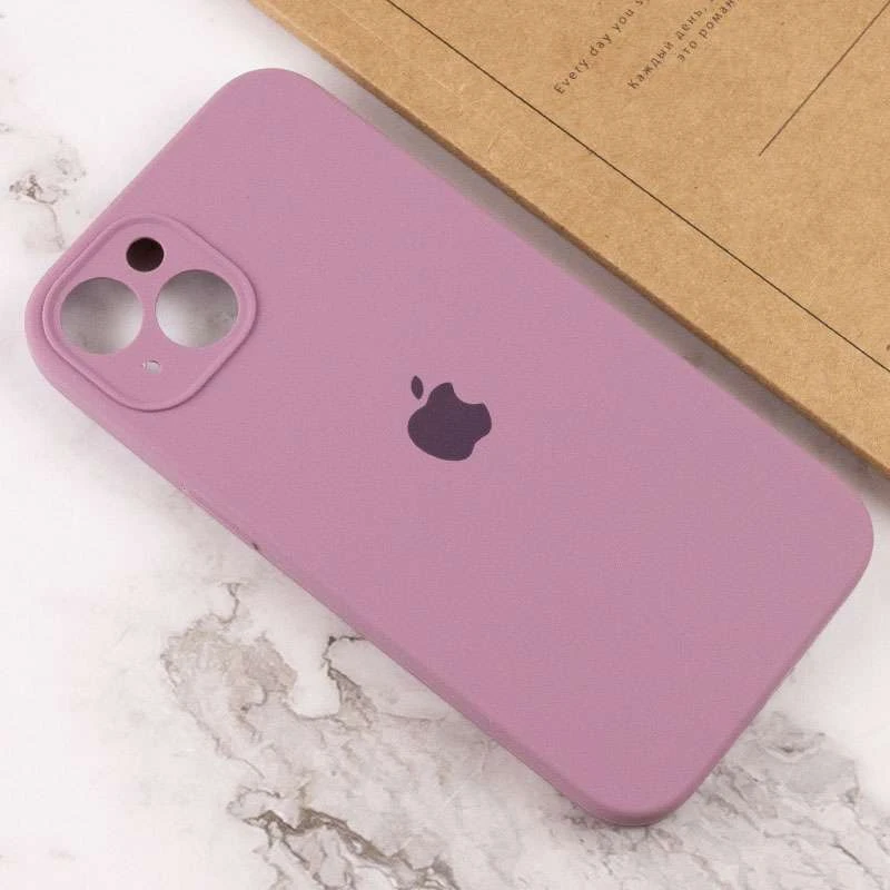 Чехол Silicone Case с защитой камеры для Apple iPhone 13 (6.1") – Лиловый / Lilac Pride. Фото 4 из 4