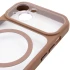 Чохол TPU GETMAN Moon Clear with MagSafe для Apple iPhone 15 (6.1") – Brown. Фото 5 з 6