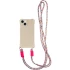 Силиконовый чехол CrossBody со шнурком для Apple iPhone 14 (6.1") – Antigue White. Фото 2 из 11