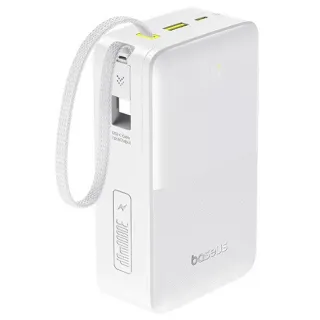 Портативний ЗП Power Bank Baseus EnerFill FC51 Bipow2 Pro 22.5W 30000mAh (E0028100) — White
