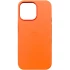 Шкіряний чохол Silicone Case Premium з MagSafe and Animation на Apple iPhone 14 Pro (6.1") – Orange. Фото 1 з 9