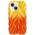 Силиконовый чехол Leaf для Apple iPhone 15 (6.1") – Yellow / Orange. Фото 1 из 1