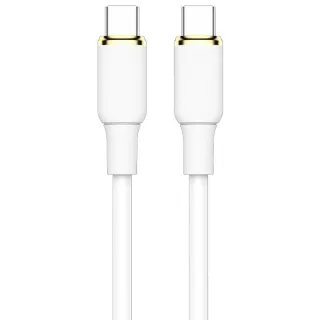 Дата кабель Amaya CC89 Type-C to Type-C 60W (1m) — White